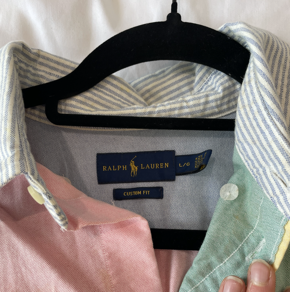 Vintage Pastel Button down